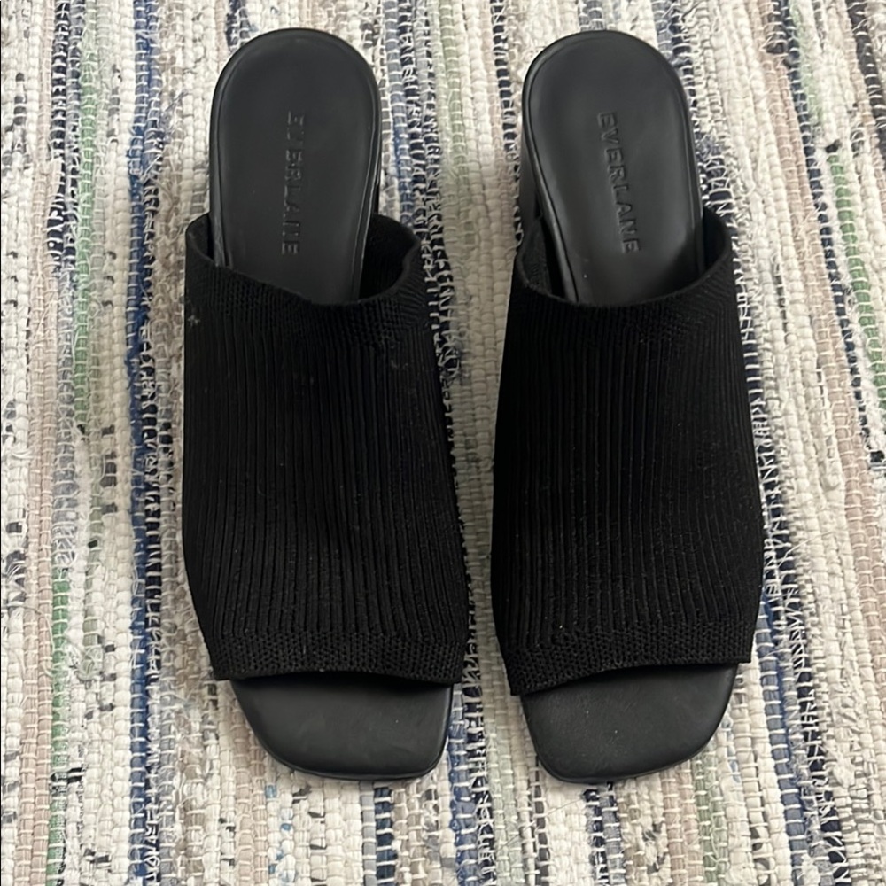 Everlane Black Mules